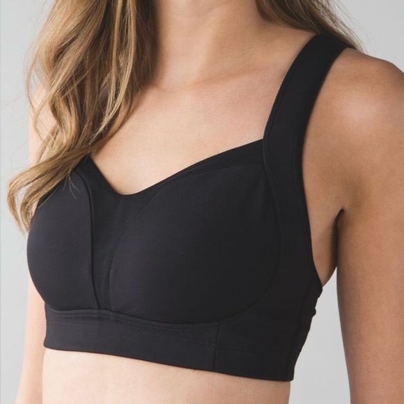 Lululemon Ta Ta Tamer III Sports Bra, Black, Size 32D - Picture 6 of 11